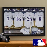 Personalized Milwaukee Brewers MLB Baseball Locker Room Canvas - 11533