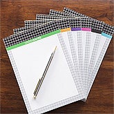 Personalized Notepads - Herringbone - 11545