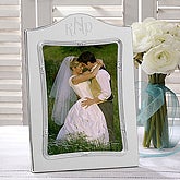 personalized silver photo frame