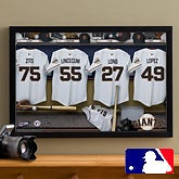 Personalized San Francisco Giants MLB Baseball Locker Room Canvas - 11559