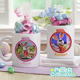 Personalized Peter Cottontail Easter Mugs - 11581 Personalized Peter Cottontail Easter Mugs - 11581