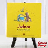 Curious George Personalized Canvas Art - 11586