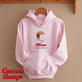 Personalized Girls Sweatshirts - Curious George - 11590