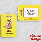 Personalized Kids Luggage Tags - Curious George - 11592