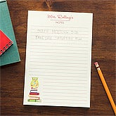 Personalized Teacher Notepad - Wise Owl - 11632