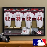 Personalized Cincinatti Reds MLB Baseball Locker Room Canvas - 11706