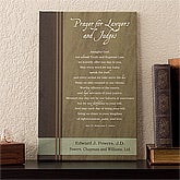 Personalized Cavas Art - Lawyers Prayer - 11709