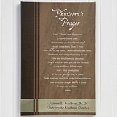 Personalized Canvas Artwork - Physician's Prayer - 11713