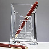 Personalized Law Office Pen Holder - 11716
