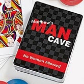 Personalized Playing Cards - Man Cave - 11726
