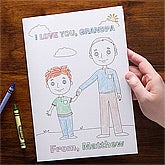 Personalized Grandpa Oversized Greeting Cards - Grandpa & Me - 11732