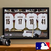 Personalized Houston Astros MLB Baseball Locker Room Canvas - 11751