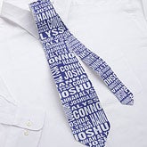 Personalized Men's Ties - Repeating Name - 11758