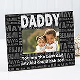Personalized Picture Frames for Him - Repeating Name - 11759
