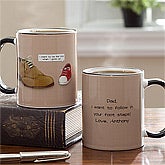 Personalized Coffee Mugs for Dad - In Your Shoes - 11763