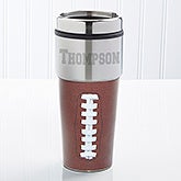 Personalized Football Travel Mug - 11914