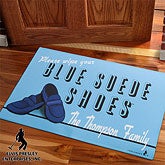 Personalized Doormat - Elvis Blue Suede Shoes - 11942 Personalized Doormat - Elvis Blue Suede Shoes - 11942