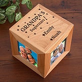 Superstars© Engraved Photo Cube