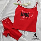 Personalized Elvis Camisole & Underwear - Love Me Tender - 11950