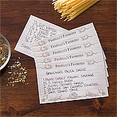 Personalized Recipe Cards - Bon Appetit - 11951