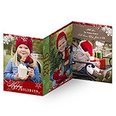 Personalized Photo Holiday Cards - 3 Panel - 11972