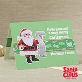 Personalized Christmas Cards - Santa Claus Is Comin' To Town - 11975