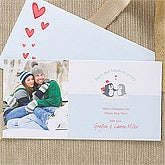Personalized Digital Photo Holiday Postcards - Warm & Cozy - 11995