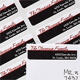 Personalized Address Labels - Family Name - 12037