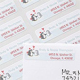 Personalized Penguin Return Address Labels - 12061