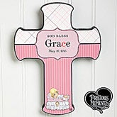 Personalized Christening Wall Cross - Precious Moments - 12067