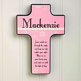 Personalized Kids Wall Cross - Keep Me Safe - 12076