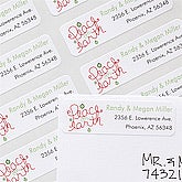 Personalized Address Labels - Peace On Earth - 12087
