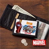 Personalized Avengers Kids Wallet - Iron Man, Hulk, Captain America, Thor - 12093