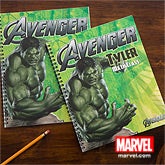 Personalized Avengers Notebooks - Iron Man, Hulk, Captain America, Thor - 12096