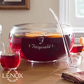 Personalized Punch Bowl Set - Family Celebration - 12111