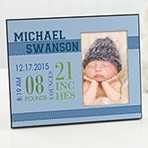 Personalized Baby Picture Frame for Boys - Baby Personalized Baby Picture Frame for Boys - Baby