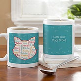 Personalized Coffee Mugs - I Love My Cat - 12136