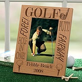 Fore the Golfer Custom Wood Frame