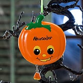 Personalized Ornaments - Halloween Pumpkin - 12152