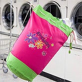 Personalized Laundry Bag for Girls - Flower Power - 12205