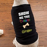 Personalized Dog Shirts - Halloween Treats - 12207