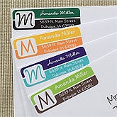 Personalized Return Address Labels - You Name It Monogram - 12220 Personalized Return Address Labels - You Name It Monogram - 12220