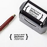 Personalized Self-Inking Address Stamp - Modern Address - 12223