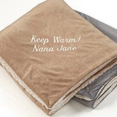 Personalized Sherpa Blanket - You Name It - 12256