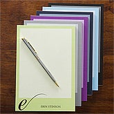 Personalized Stationery Notepad - Stylish Monogram - 12264