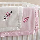 Personalized Baby Blankets for Girls - All About Me - 12290