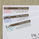 Personalized Return Address Labels - Trendy Signature - 12292