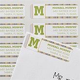 Personalized Return Address Labels - Stylish Stripes - 12294