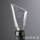 Initial Monogram Crystal Wine Stopper by Orrefors - 12305