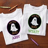 Personalized Baby Halloween Clothes - Ghost - 12313